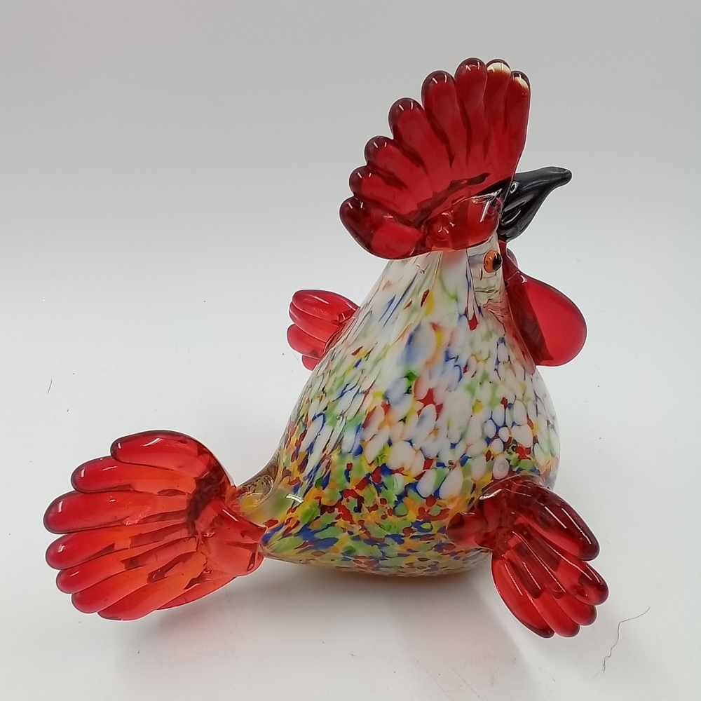 Art Glass  Rooster - Picture 2 of 5